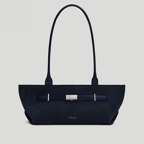 The New York Shoulder | Midnight Blue Suede & Midnight Blue Smooth | DeMellier | DeMellier