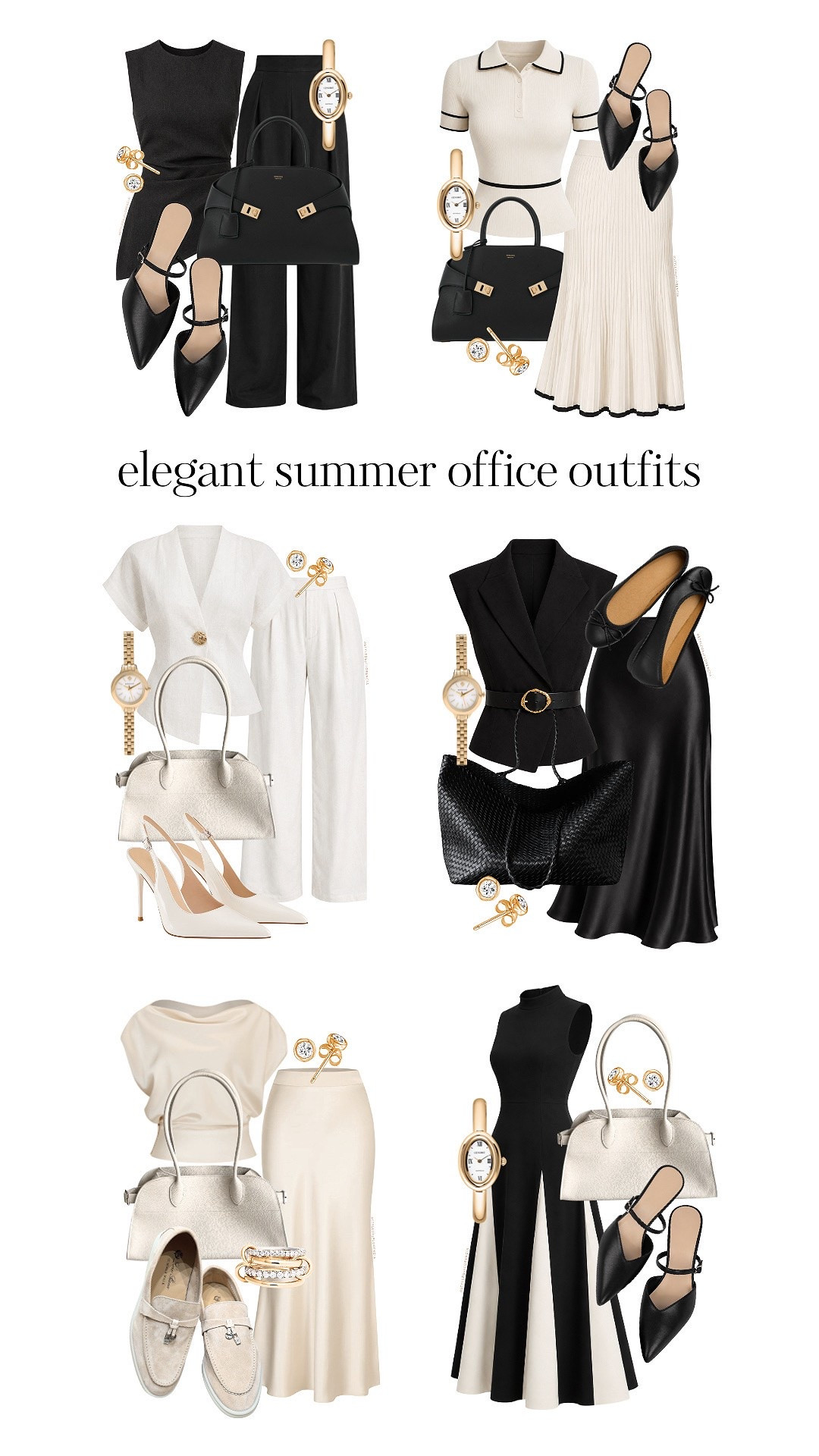 Understated office elegance for the summer🖤✨