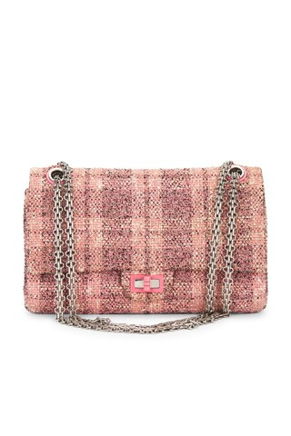 Chanel Tweed 2.55 Reissue Flap Bag in Pink | FWRD 