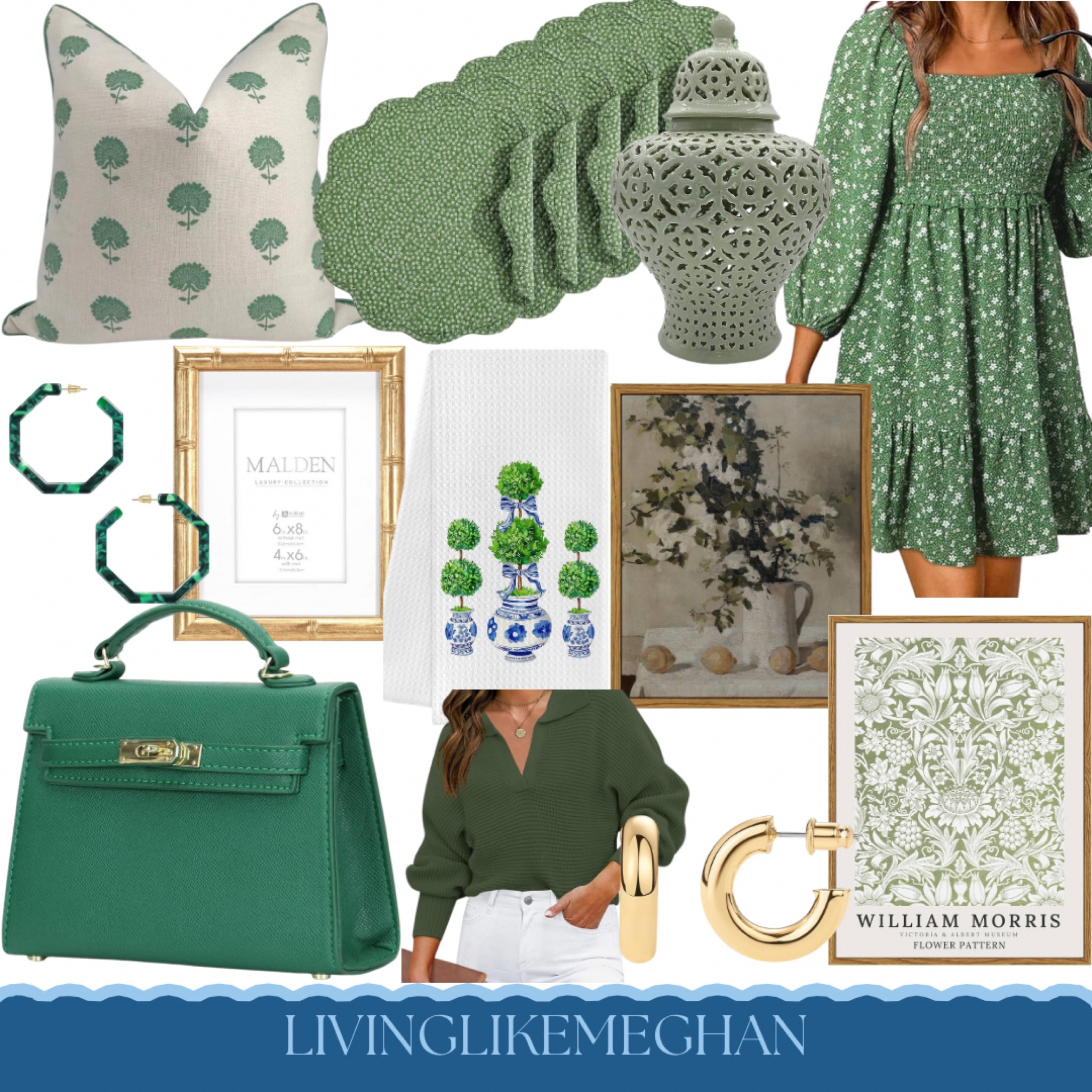 Amazon Weekly Finds - green edit





Green placemats, scalloped edge, green purse, fall purse, fall handbag, green dress, fall outfit, wall art, Amazon, Amazon finds, chunky gold earrings, gold frame, bamboo frame

#LTKHome #LTKFallSale #LTKFindsUnder100