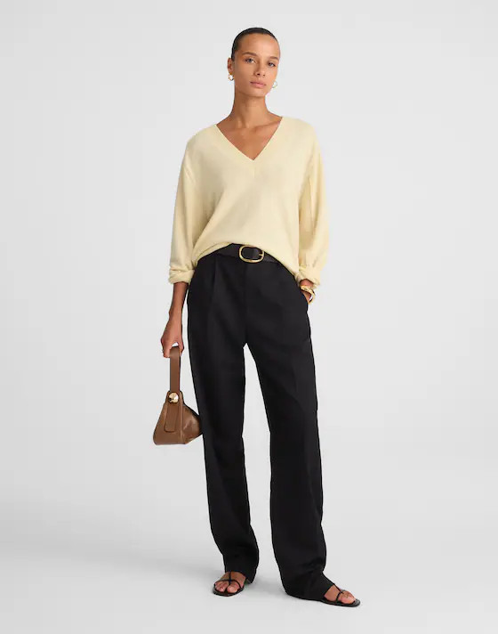Cashmere V-Neck Sweater | Madewell