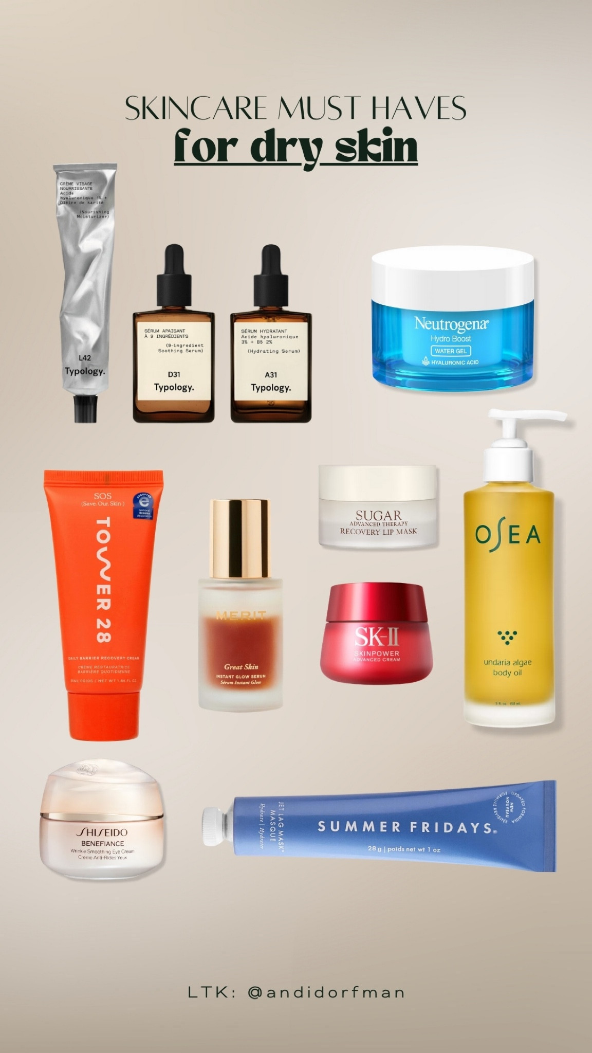 Skincare to keep your skin hydrated and healthy in the winter ❄️ 

#LTKSeasonal #LTKHoliday #LTKBeauty