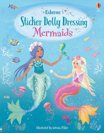 Harper Collins Sticker Dolly Dressing - Mermaids | JoJo Mommy
