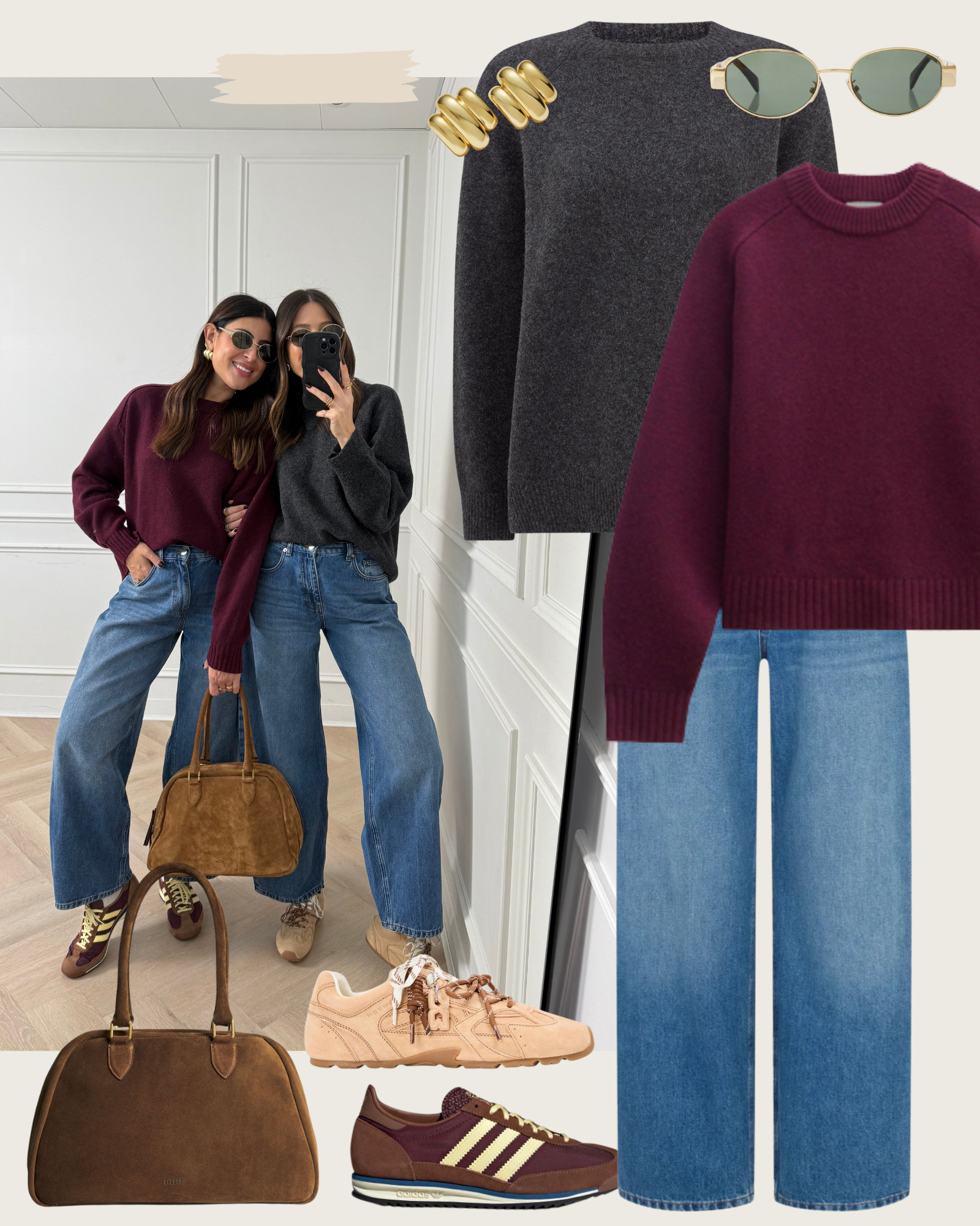 Recent outfits you’ve loved 🫶🏻 

autumn outfits | winter outfits | HUSH | adidas sneakers | suede bag | bowling bag | statement earrings  

 #LTKuk #LTKautumn #LTKstyletip