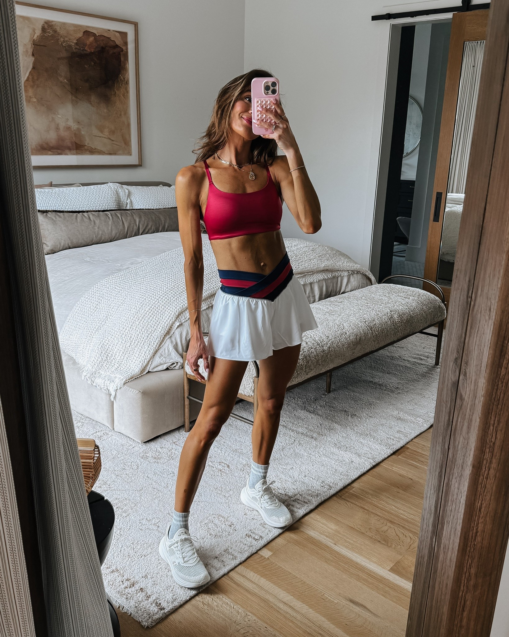 fave aerie workout shorts on sale! love these colors ❤️💙