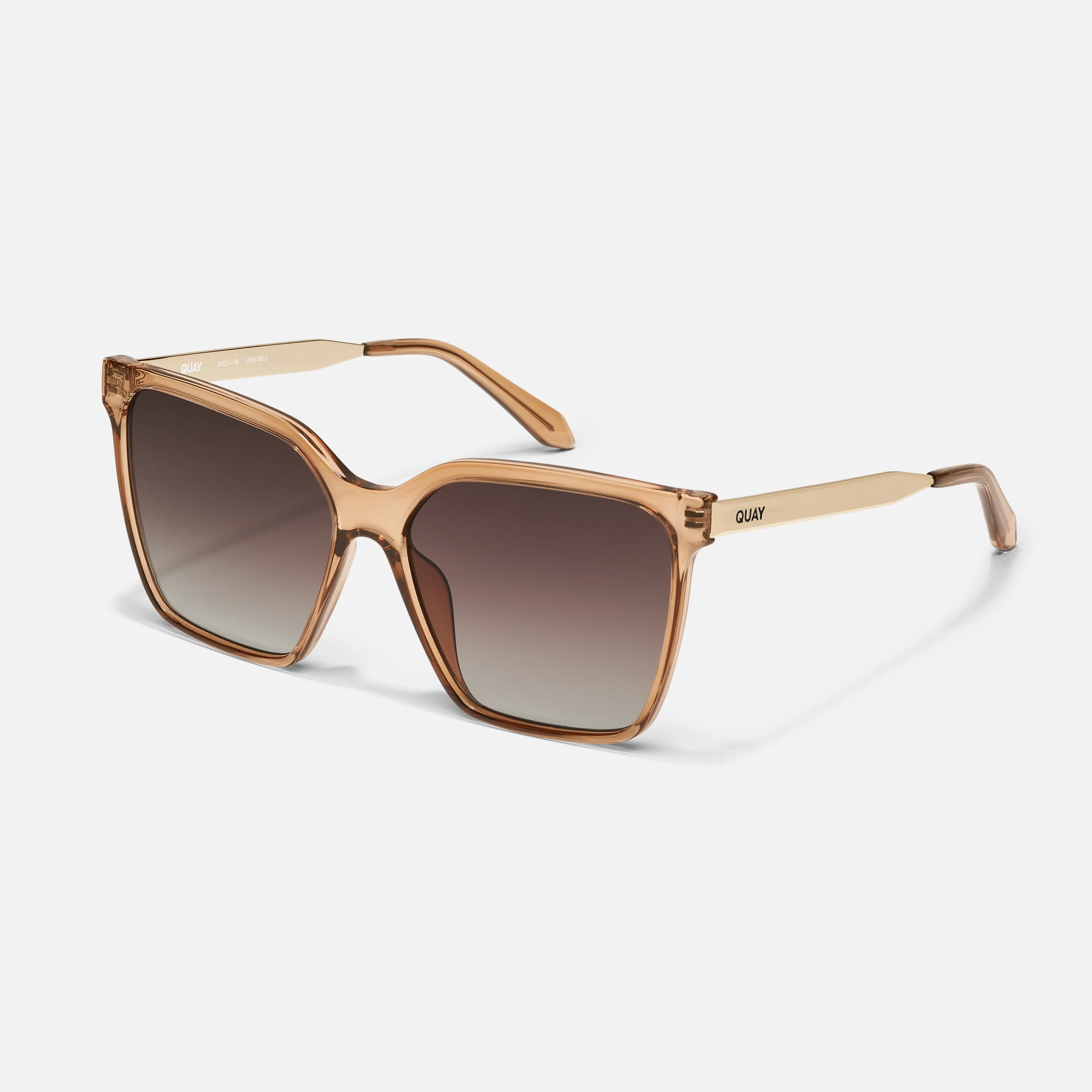 LEVEL UP REMIXED - MATTE BLACK/SMOKE POLARIZED | Quay Australia