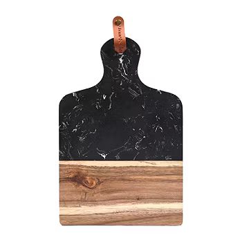 Stone & Clay Marble And Wood Black Cheese Board | JCPenney