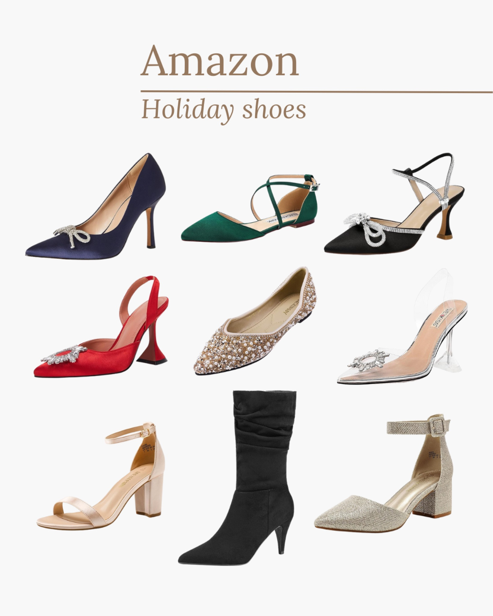 Amazon Holiday shoes

#holidayshoes #amazonshoes #partyshoes #amazonfashion 

#LTKHoliday #LTKStyleTip #LTKSeasonal