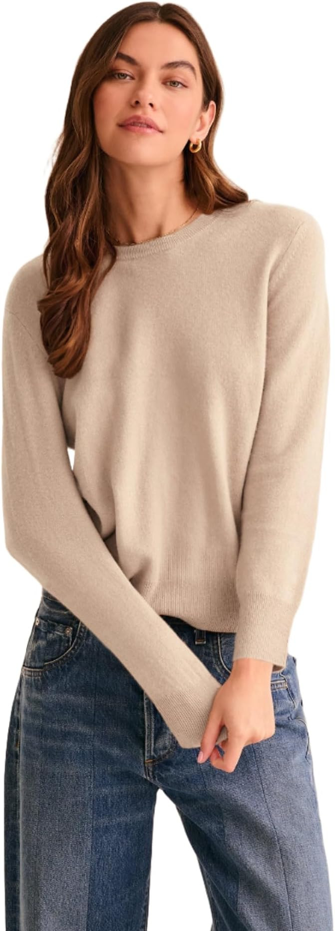 Naadam Women's Original 100% Pure Cashmere Crewneck Pullover Sweater | Amazon (US)