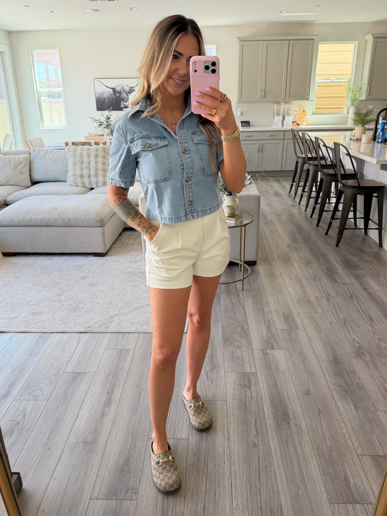 My favorite trouser shorts! I’m wearing a size medium. Size small in the top.

#LTKgrwm #LTKootd #LTKmomlife