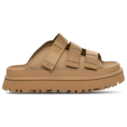 UGG Womens UGG GoldenGlow Slides - Womens Shoes Dark Sand Size 08.0 | Foot Locker (US)