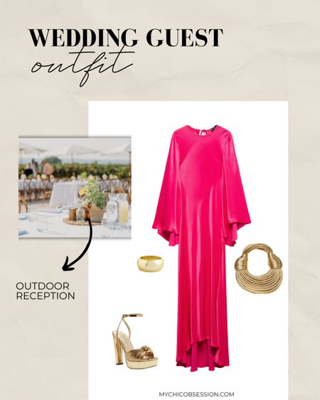 In need of a wedding guest outfit idea? Style this wedding guest dress for the outdoor reception! For a bold and fun summer dress that moves with you on the dance floor, you can’t go wrong with a flowy maxi dress in a bright color. Pair it with good accessories 

#LTKSeasonal #LTKwedding