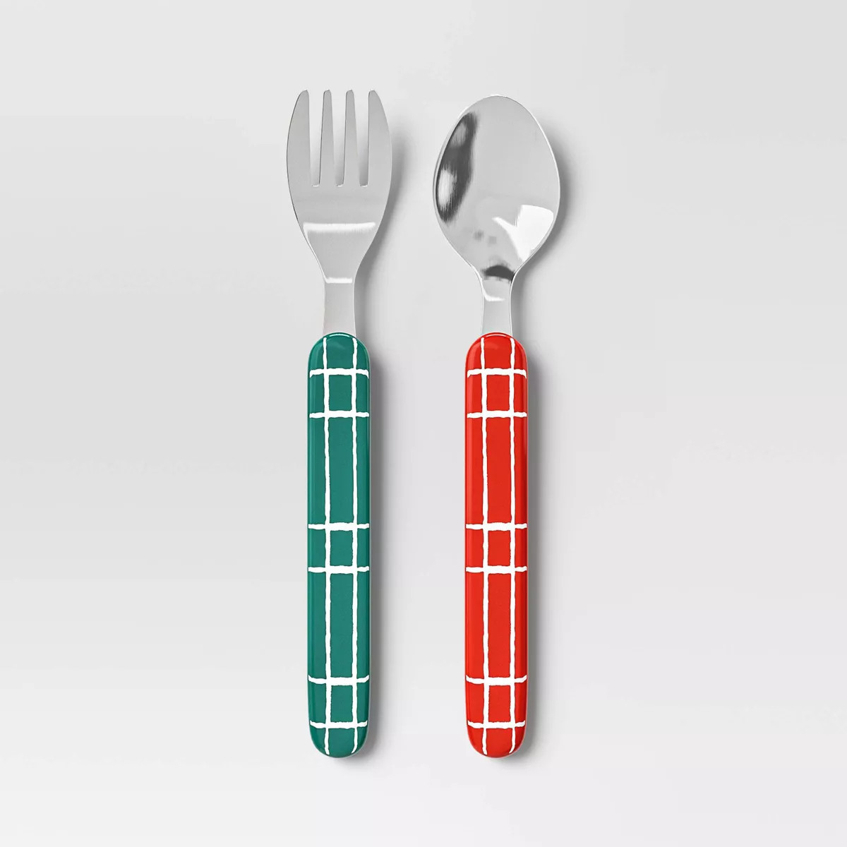 2pc Christmas Flatware Set Red - Wondershop™ | Target