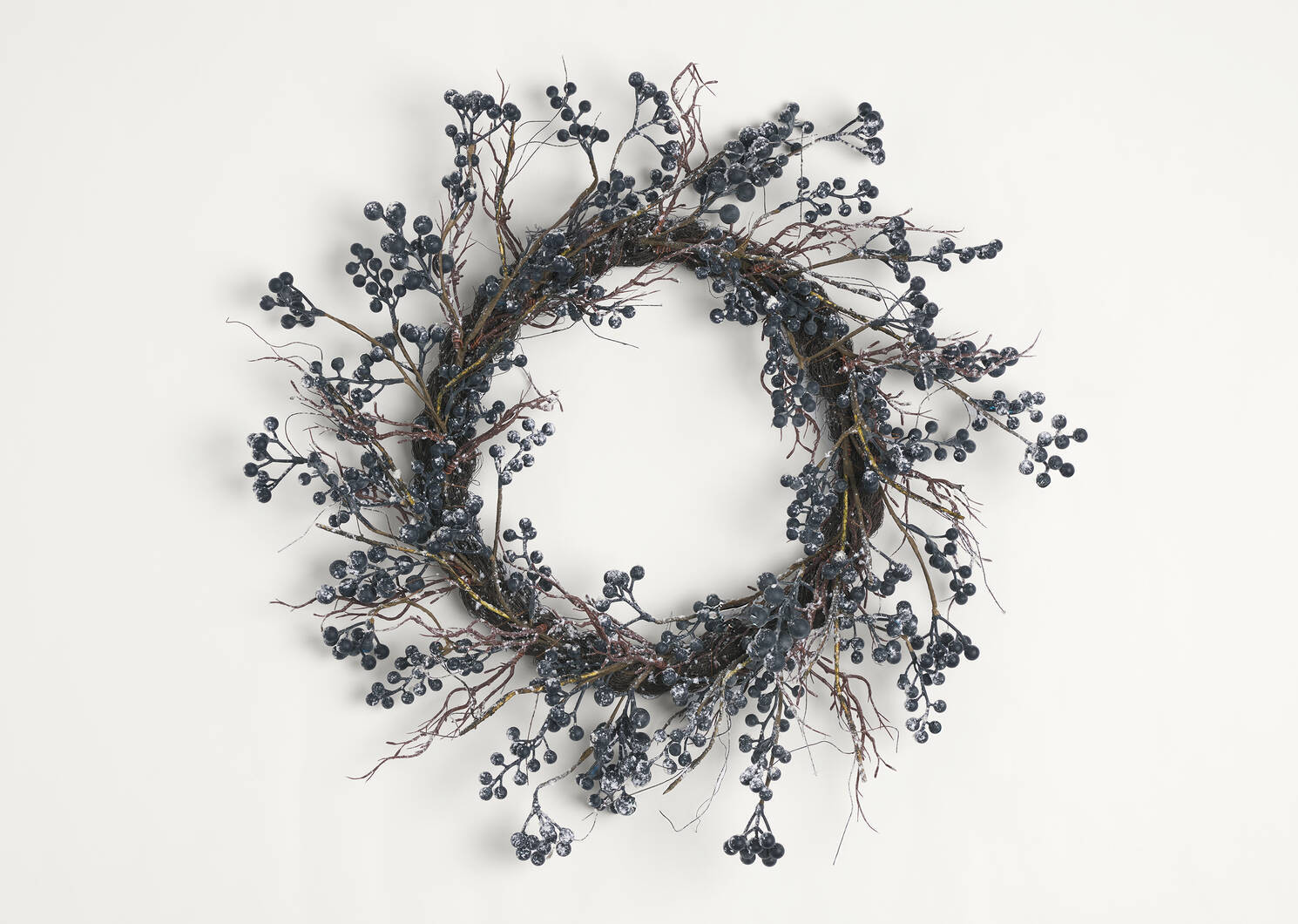 Myrtille Iced Blueberry Wreath | Urban Barn