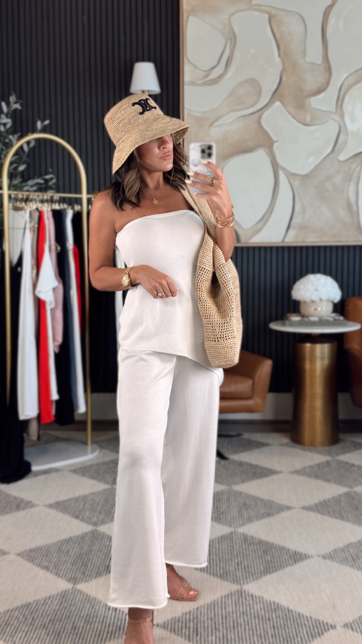 How adorable is this look? 

In a small in the set  

My exact hat is from Celine. But linked similar options 

#LTKStyleTip #LTKPetite #LTKOver40