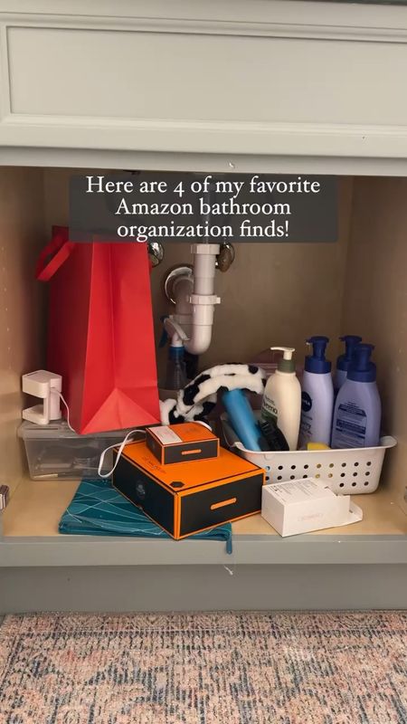 Shop my 4 fave bathroom organization finds on Amazon!

#LTKhome #LTKVideo