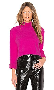 Tularosa Jess Crop Sweater in Hot Pink from Revolve.com | Revolve Clothing (Global)