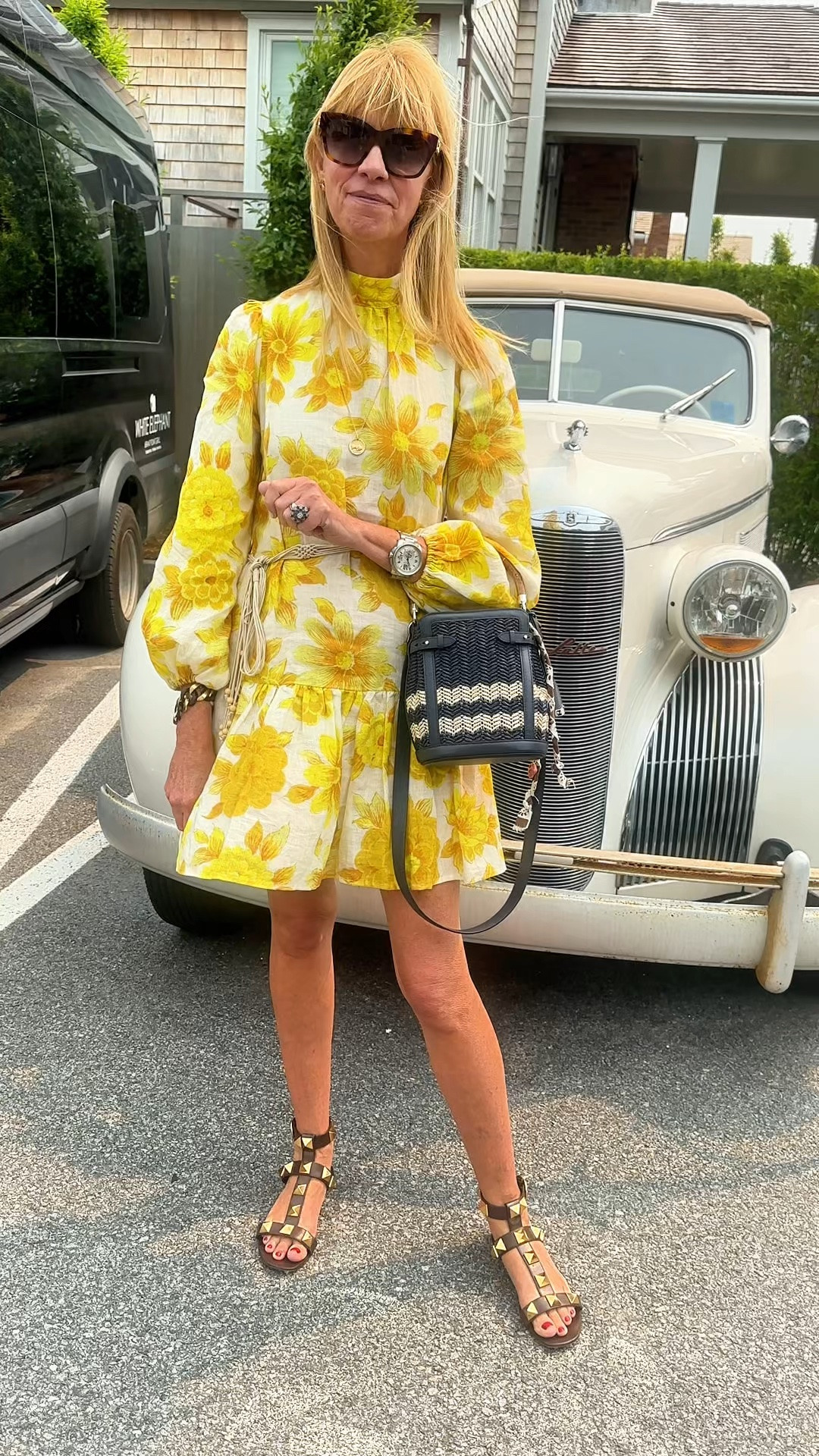 Her exact Alemais dress isn’t available, but I found a few pretty Alemais options with the same colorful, feminine feel.

#LTKmomlife