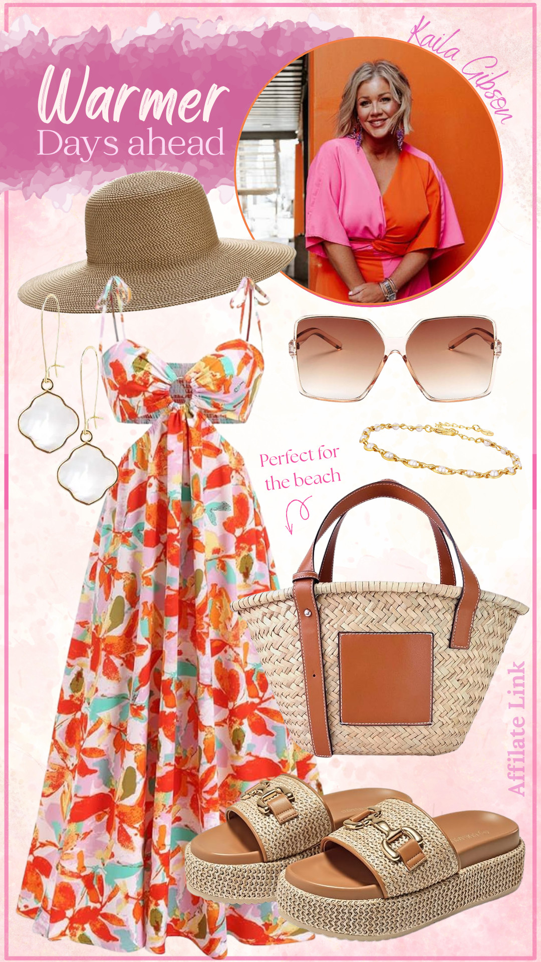 Warmer days ahead! Here's my go-to beach look with a vibrant floral dress, straw tote, and oversized sun hat.

#beachready #summerstyle #amazonfinds 

 #LTKootd #LTKTravel #LTKWedding