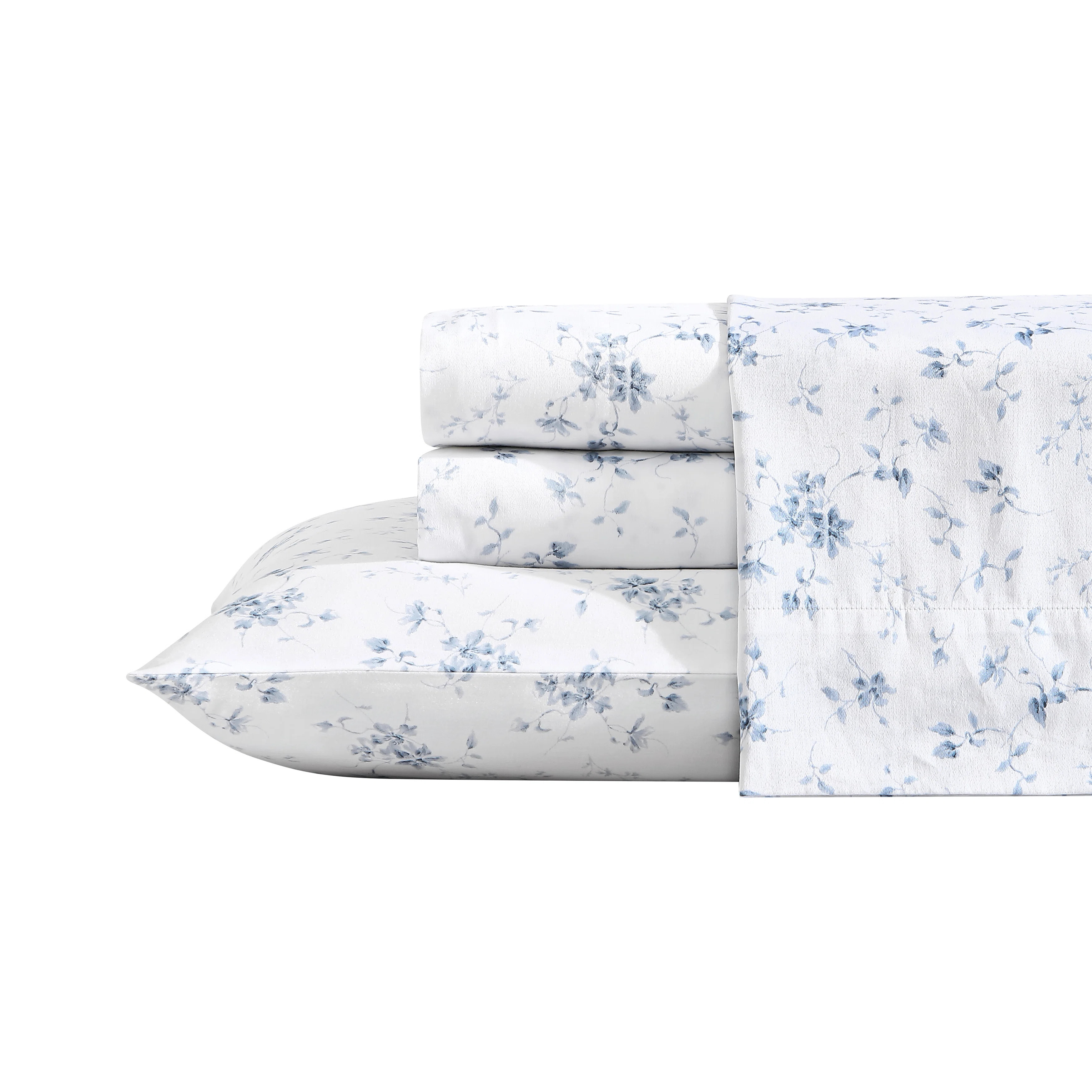 Laura Ashley Sateen Cotton Printed Sheet Sets | Wayfair North America