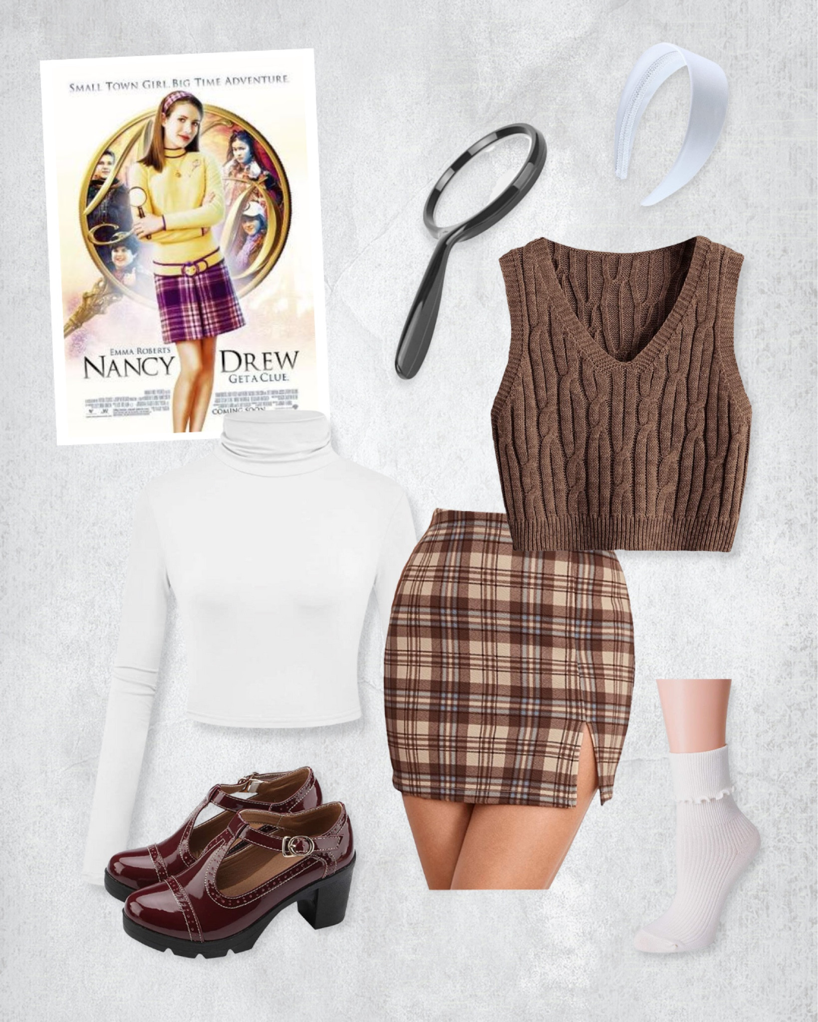 Nancy Drew halloween costume! 🎃🔎
-
2000s costume, unique costume, easy costume, practical costume

#LTKHoliday #LTKHalloween #LTKSeasonal