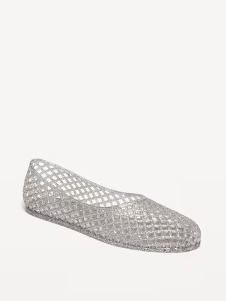 Jelly Lattice Ballet Flats for Girls | Old Navy (US)
