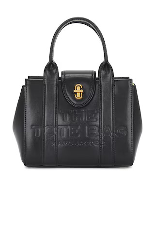 Marc Jacobs The Turnlock Crossbody Tote Bag in Black from Revolve.com | Revolve Clothing (Global)