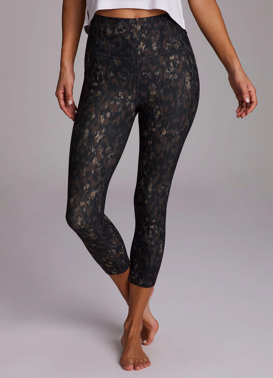 Leopard Tech Flex Capri | RBX Active