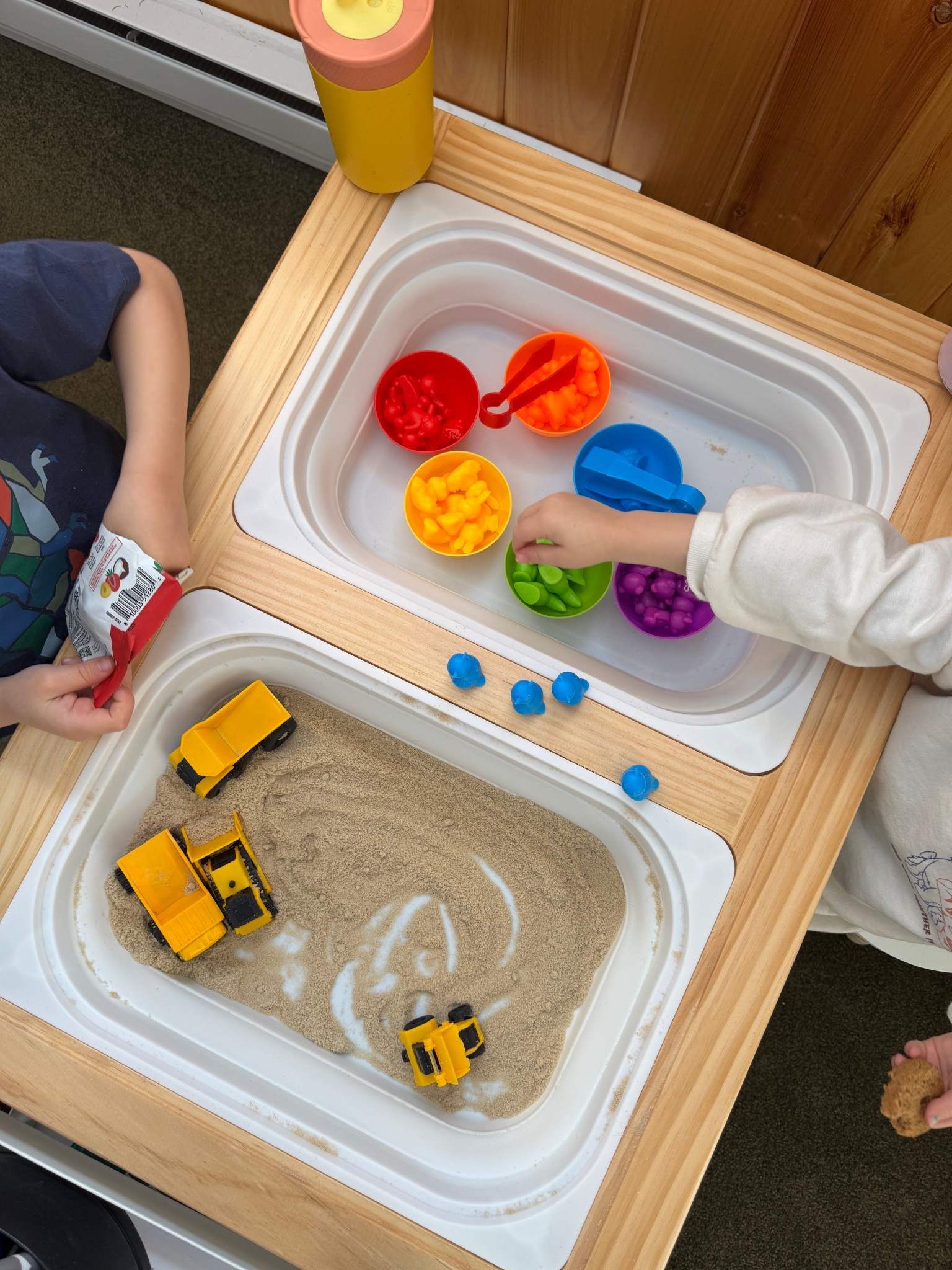 The cutest, most sturdy sensory table that comes with collapsible bins and matching stools! 

#LTKKids #LTKHome #LTKBaby
