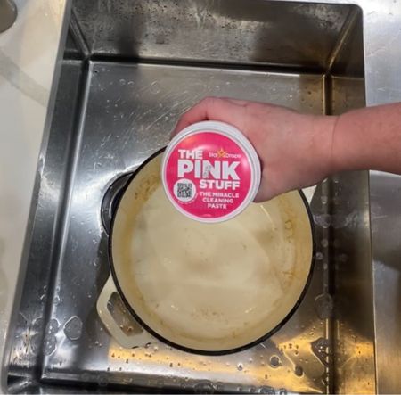 The Pink Stuff is the ultimate cleaning scrub you need under your sink. It cleans all those hard on, grease stained messes soap and water can’t clean  

#LTKhome