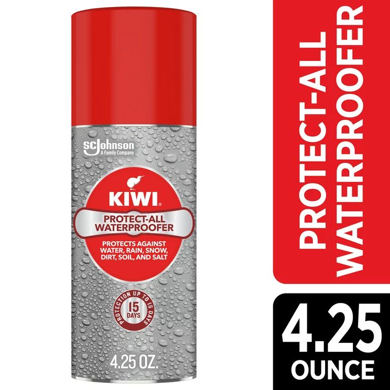 KIWI Protect-All Waterproofer Spray, Water Repellant for Shoes, Boots, Coats, Accessories and Mor... | Walmart (US)