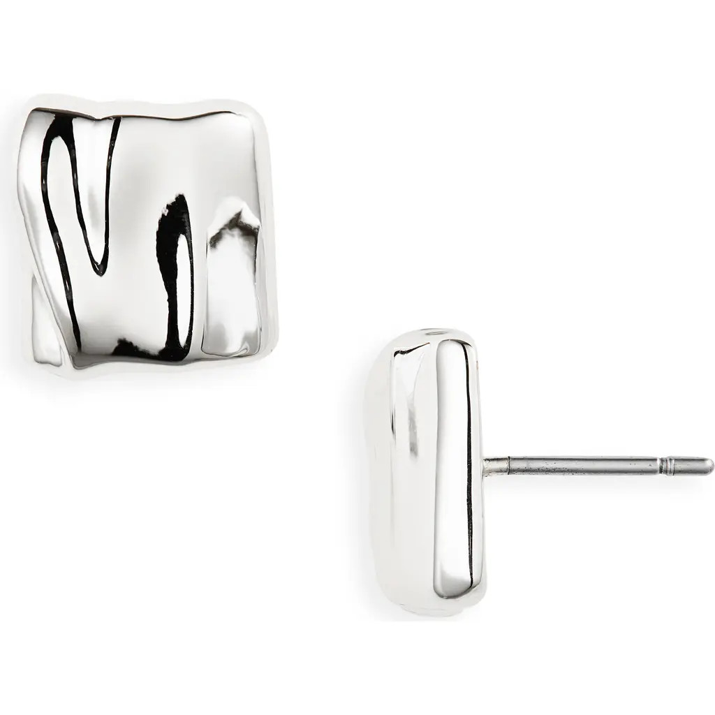 JENNY BIRD Mini Sundra Stud Earrings in High Polish Silver at Nordstrom | Nordstrom