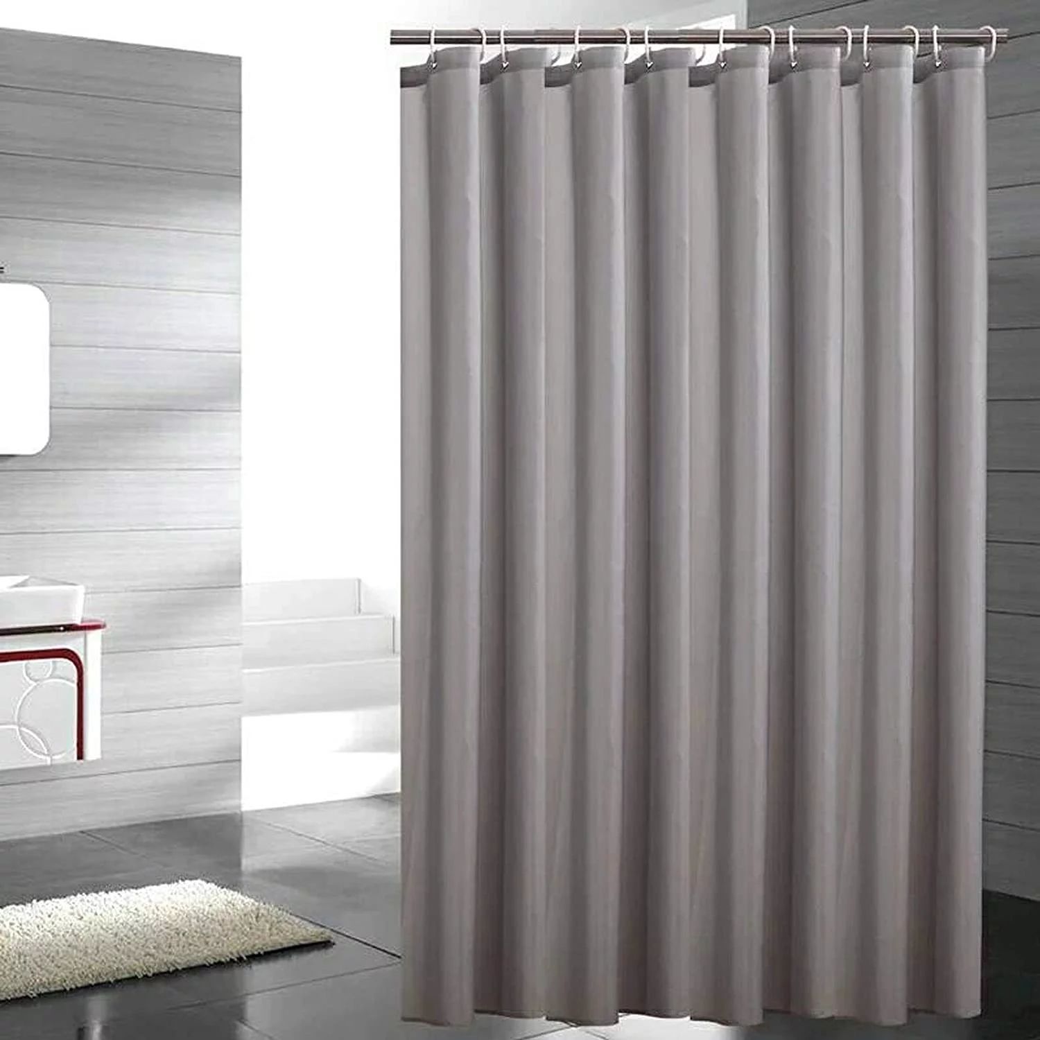 NIUTA Shower Liner, Standard Shower Curtain Liner Fabric 72 x 72 inch Full Size, Hotel Quality, W... | Walmart (US)