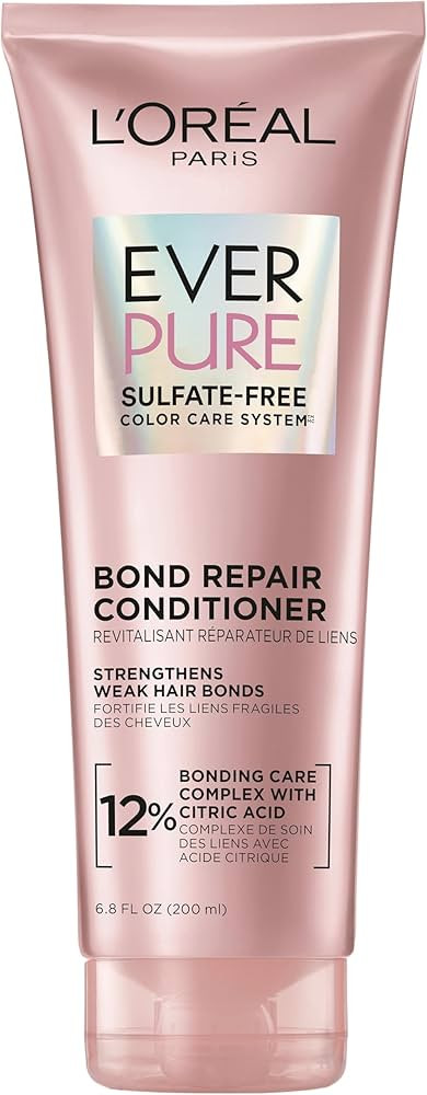 L'Oreal Paris Bonding Conditioner for Color Treated Hair, Strengthen and Repairs Weak Hair Bonds,... | Amazon (US)