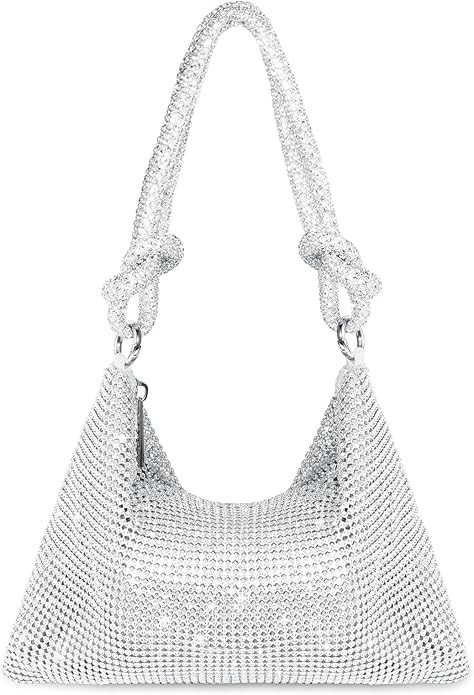 Clutch Purse for Women,Sparkly Rhinestone Evening Bag Wedding & Party Accessories,Handbag Fits Ph... | Amazon (US)