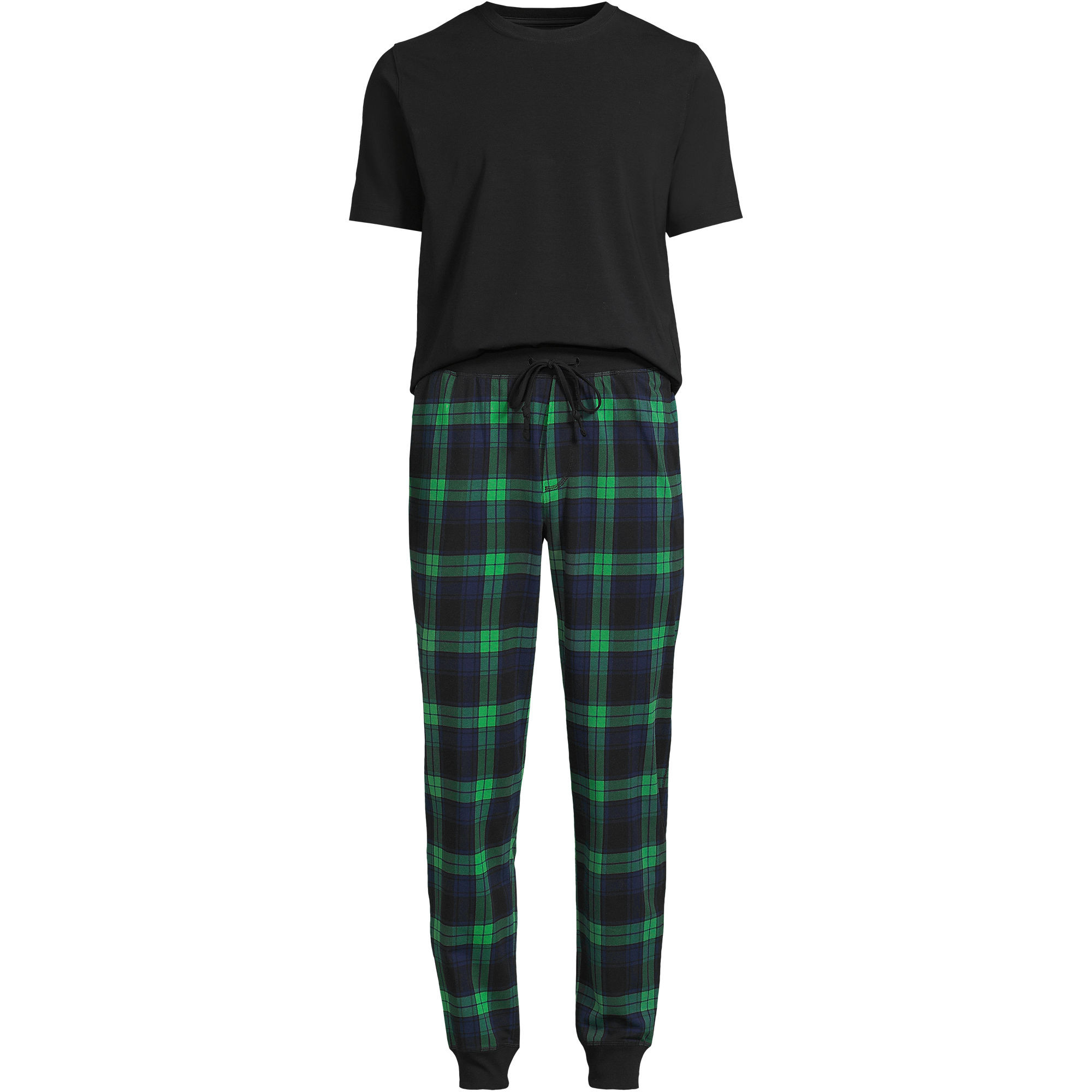 Men's Knit Jersey Pajama Sleep Set | Lands' End (US)