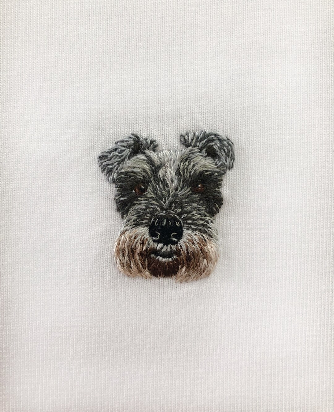 Pet Portrait Custom Hand-embroidered Organic Cotton Animal T-shirt - Etsy | Etsy (US)