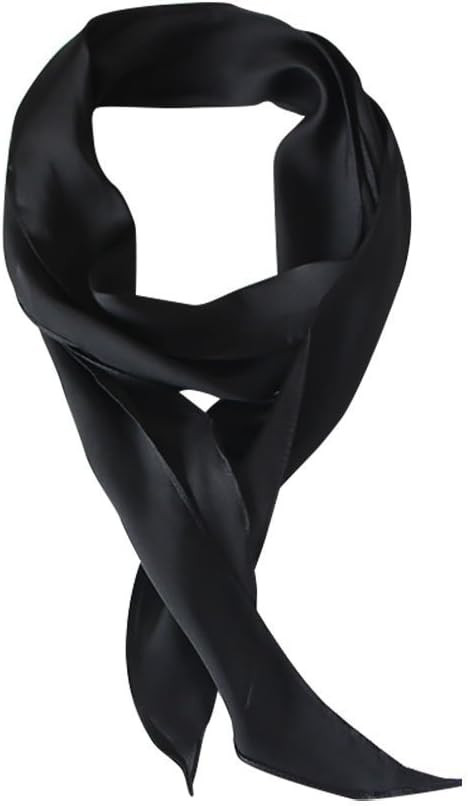Solid Color Long Neckerchief Pure Skinny Scarf Necktie for 50's Costume Party Wedding Cosplay Acc... | Amazon (US)