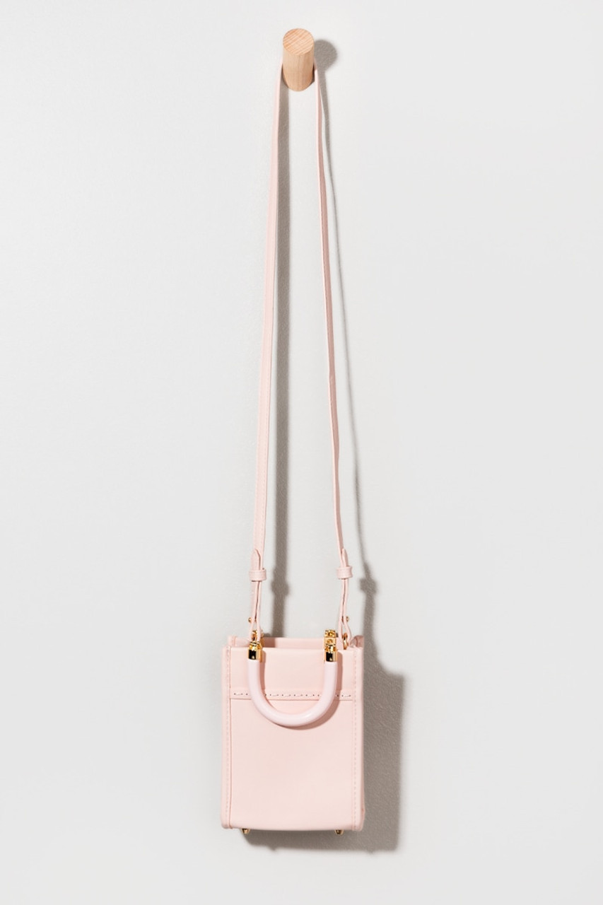 Amara Micro Handle Stitch Tote | Francesca's