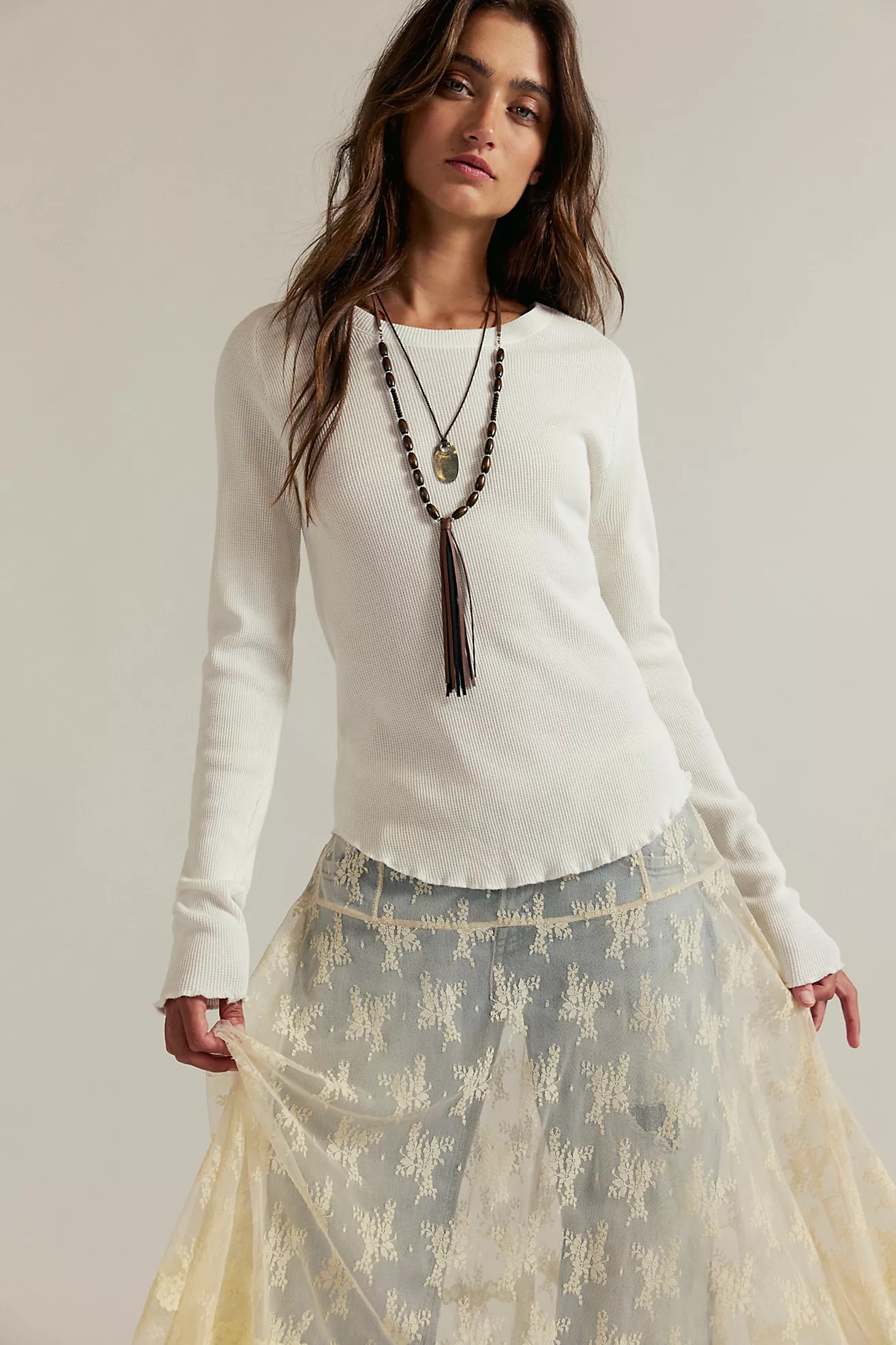 We The Free Easy Does It Long Sleeve Tee | Free People (Global - UK&FR Excluded)