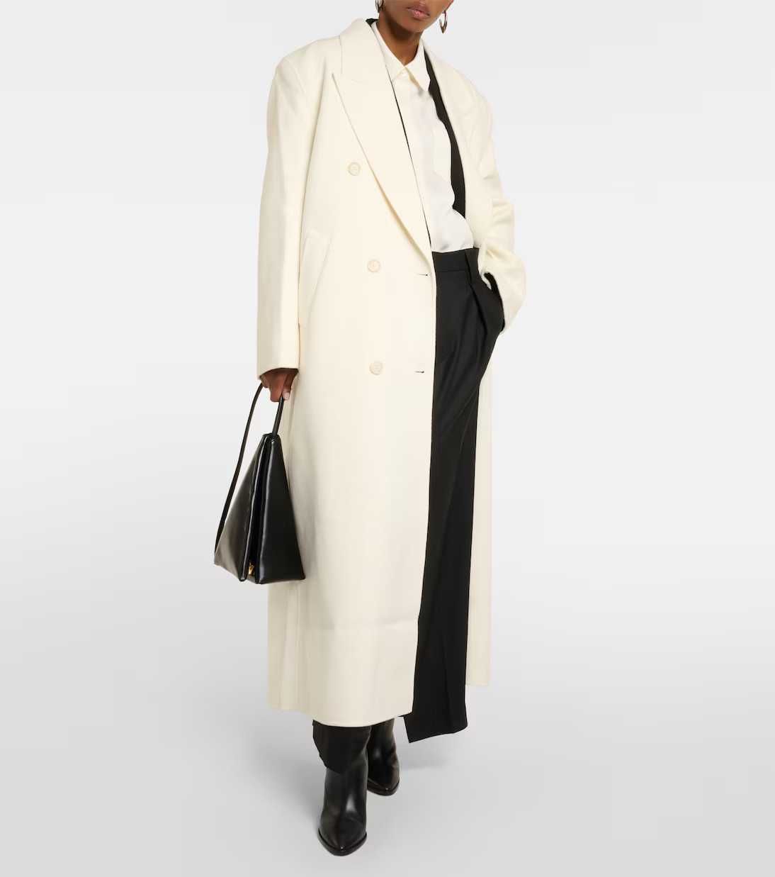 Gaia oversized wool-blend coat | Mytheresa (UK)