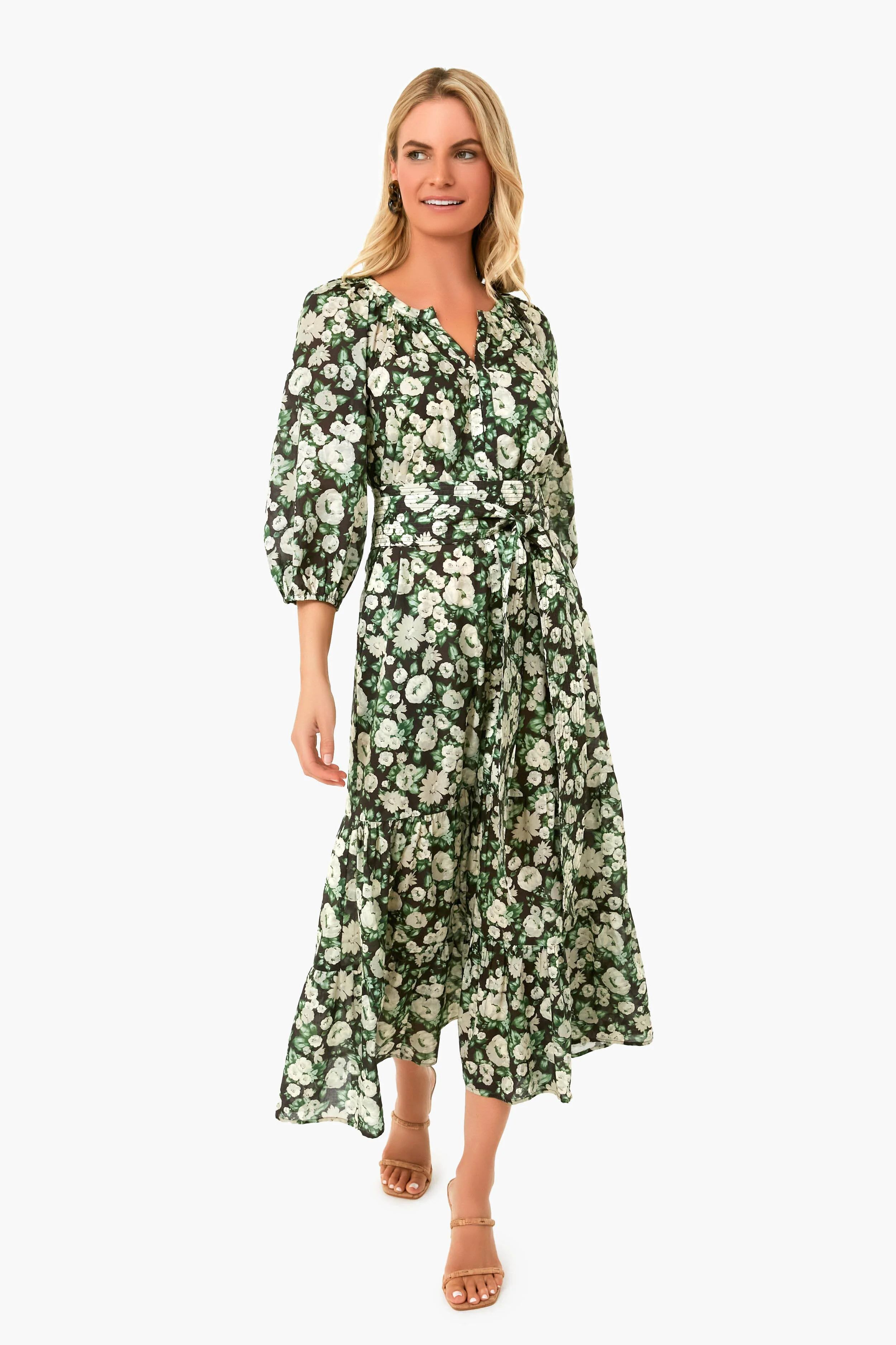 Bouvardia Branch Lyles Dress | Tuckernuck (US)