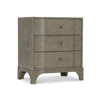 Albion 3 - Drawer Nightstand in Pewter | Wayfair North America