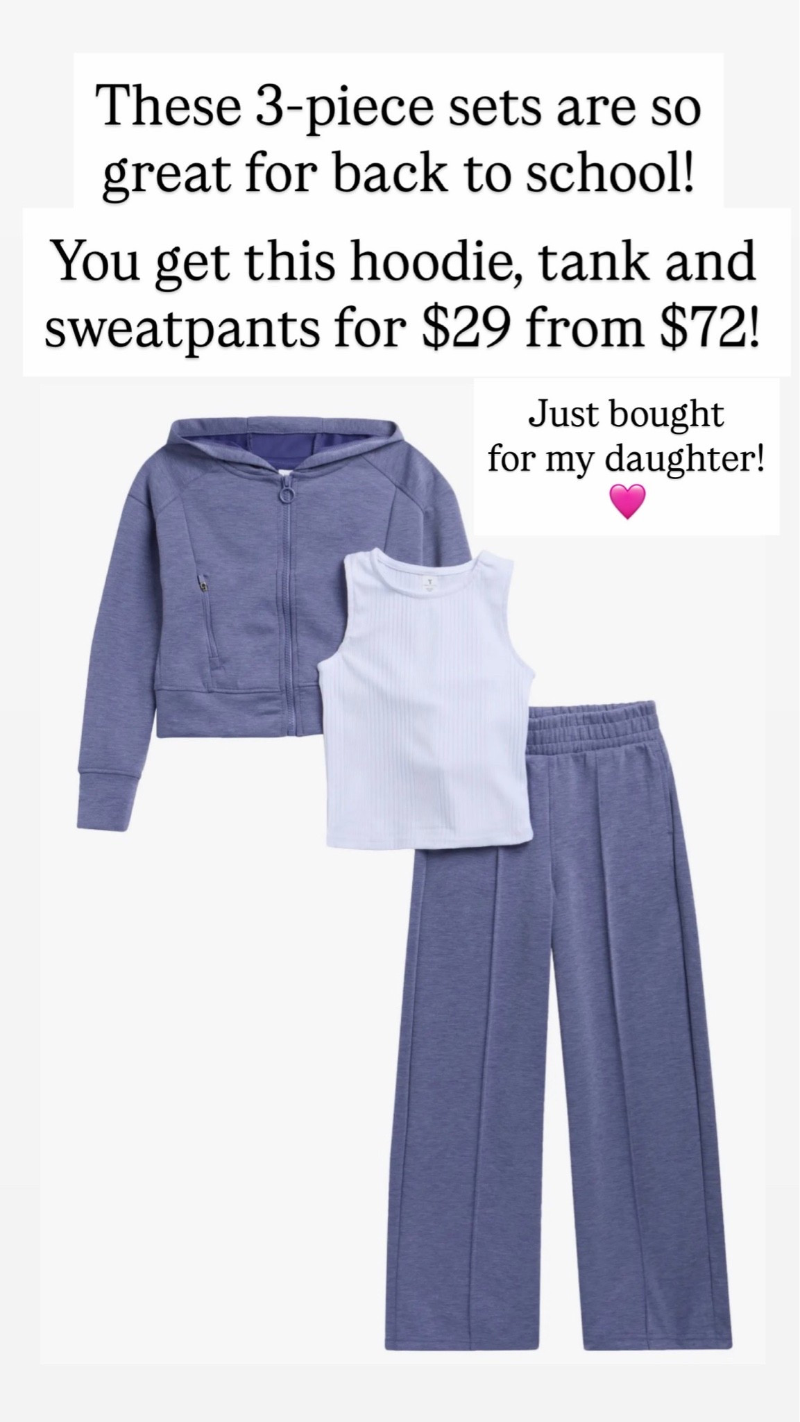 3-piece set for girls are $29 from $72

#LTKKids #LTKSaleAlert