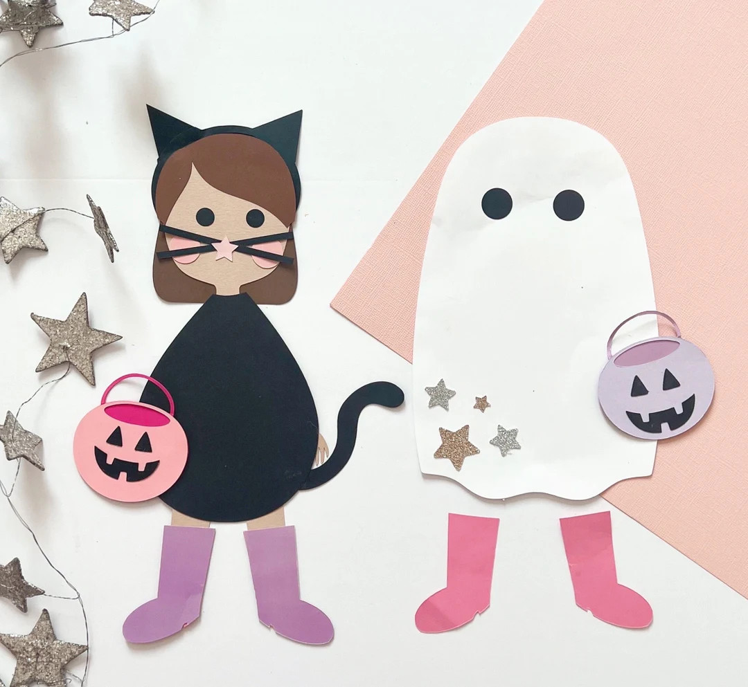 Kitty Cat trick-or-treator Duo Kids Craft Kit - Etsy | Etsy (US)