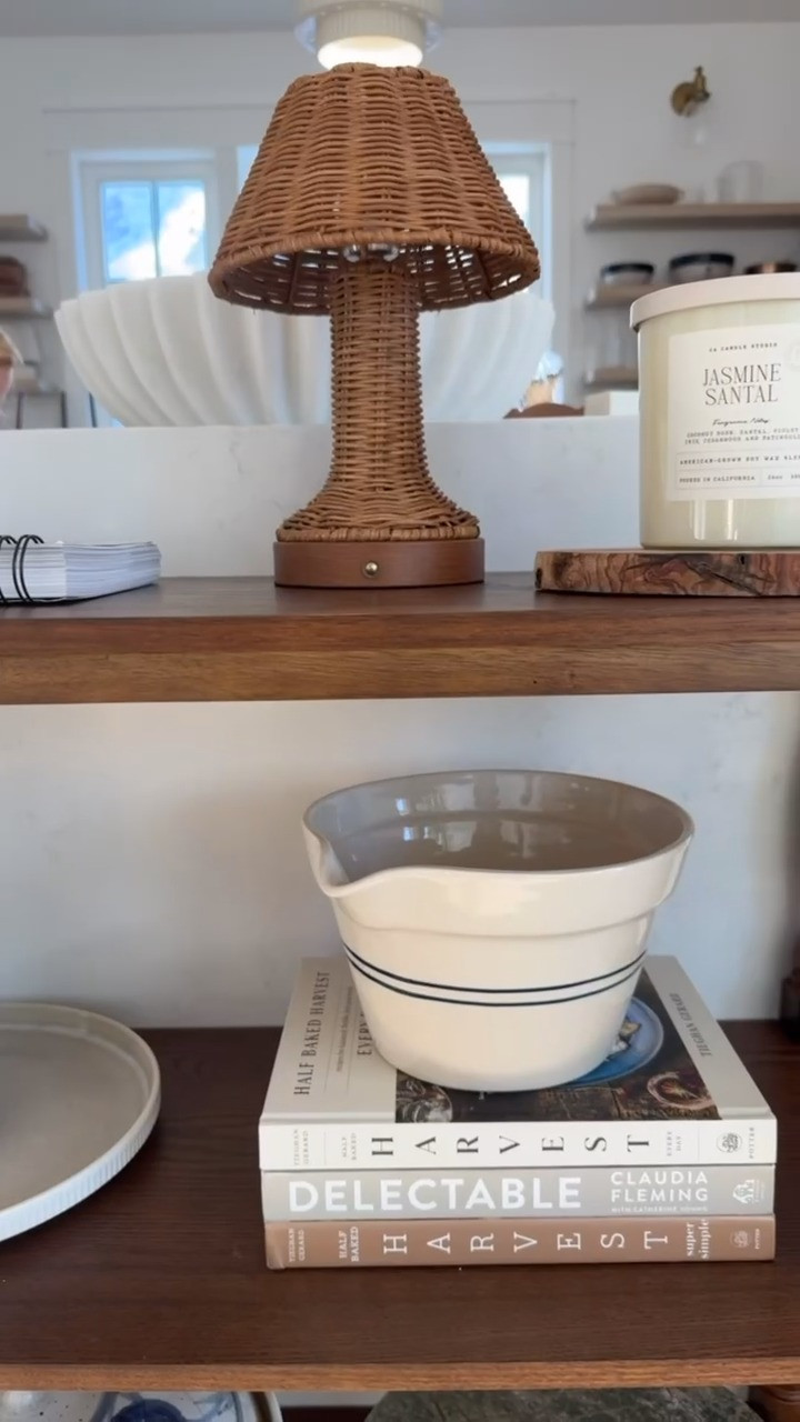 Love this shelf off my island. Perfect spot for cookbooks that double as decor.  

 #LTKdayinmylife #LTKfoodie #LTKHome