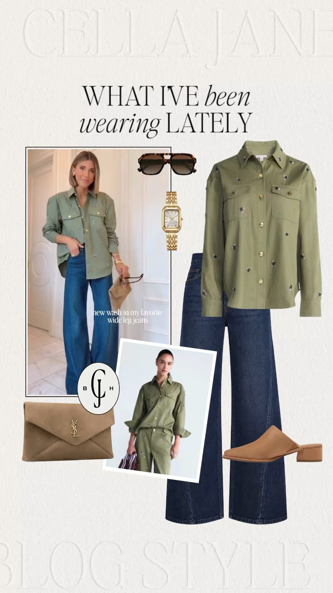 Love the new wash in these viral mother wide leg jeans. Size down one size.

#LTKfall #LTKjeans
