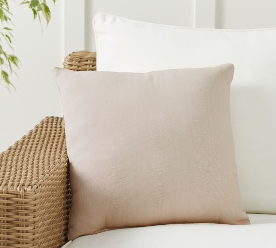 Sunbrella® Solid Outdoor Pillow | Pottery Barn (US)
