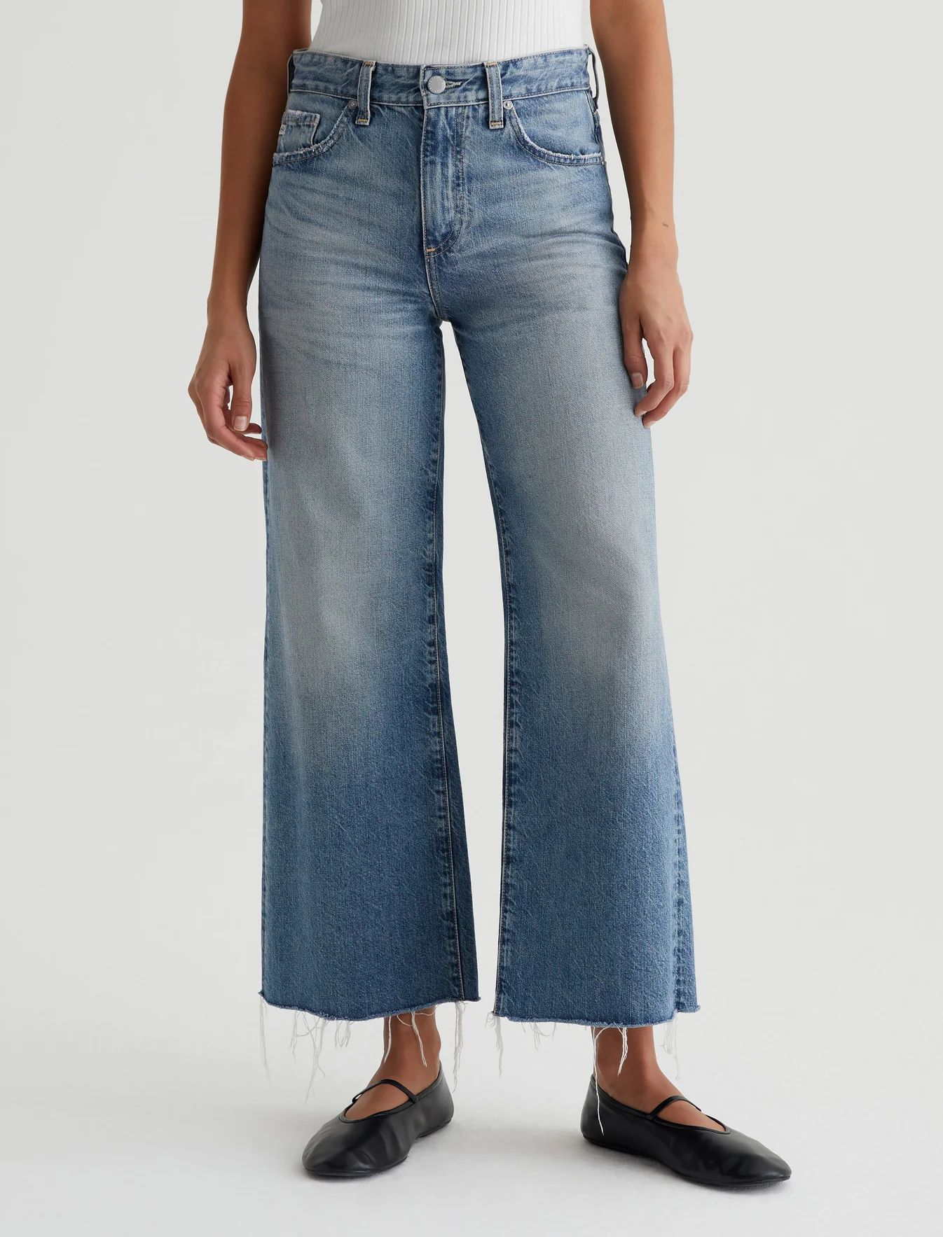 Saige Wide Leg Crop | AG Jeans
