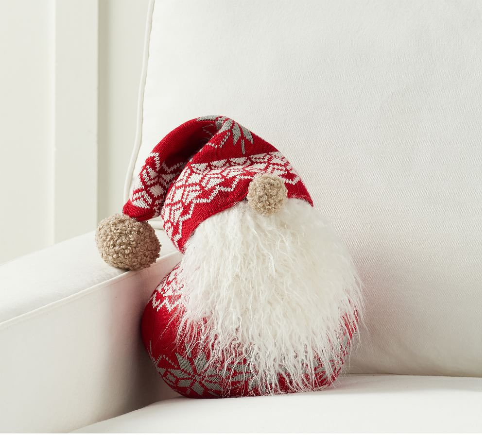 Sven the Gnome Shaped Pillow | Pottery Barn (US)
